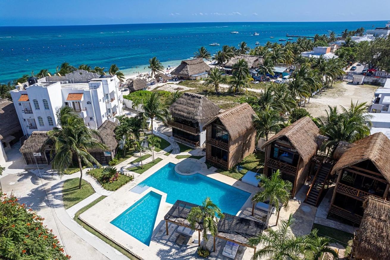 Kabanas & Beach Club Ojo De Agua Пуэрто-Морелос Экстерьер фото